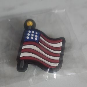 Croc American Flag Jibbitz